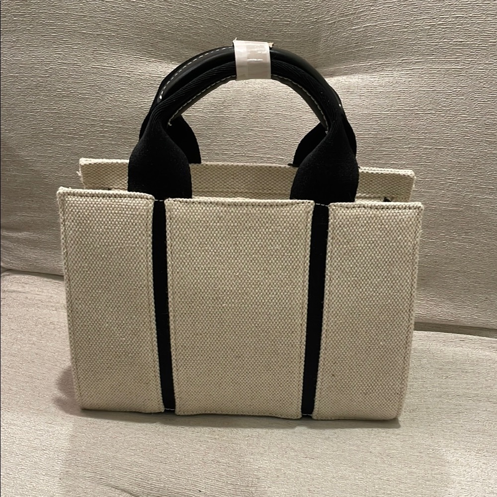 Elegant Beige and Black Women's Bag